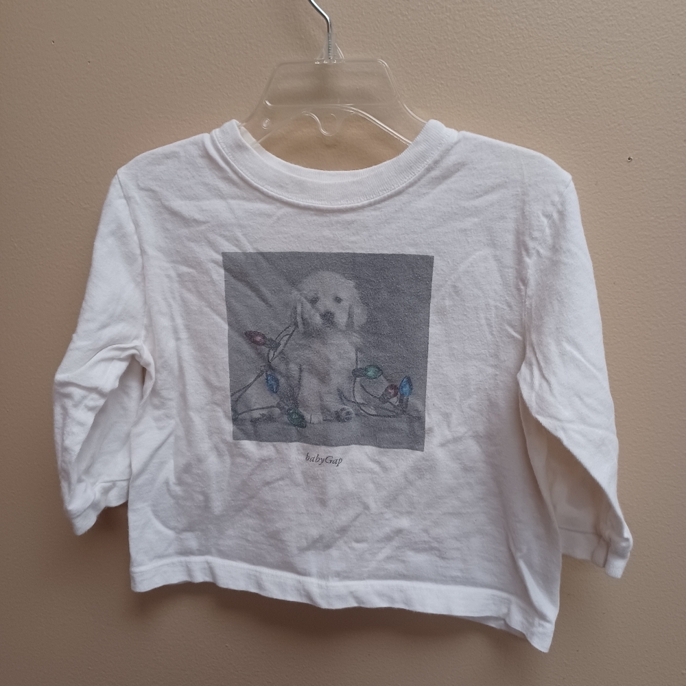 Baby Gap Puppy tangled w/lights tee